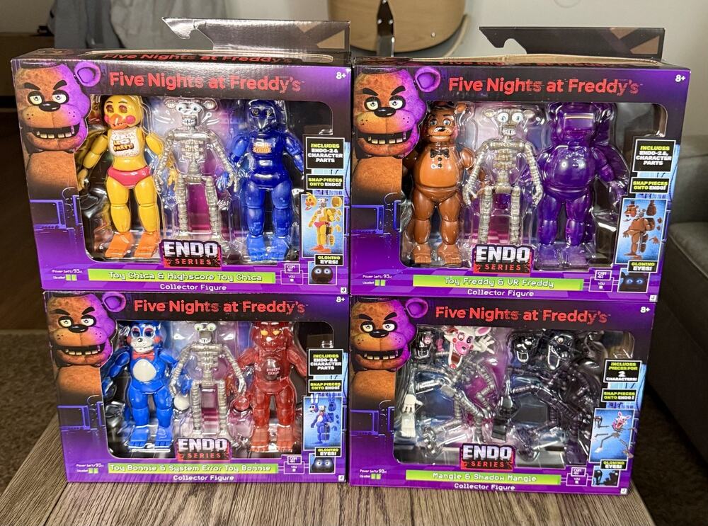 Jazwares Five Nights at Freddy's Endo-Series 2 FNAF 6 Inch Full Set New 2026